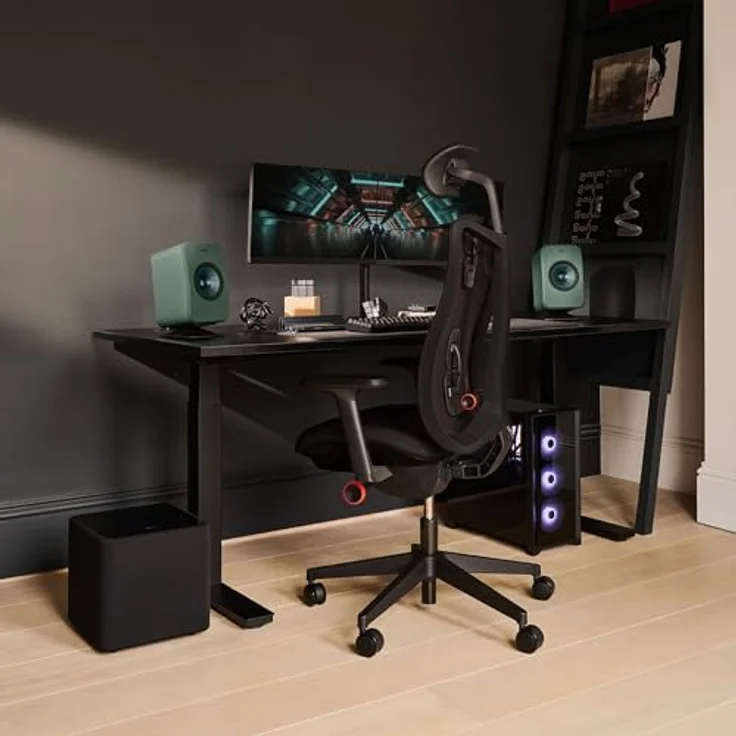 KEF Kube 8 MIE Subwoofer, Schwarz | 300 W RMS-Verstärker Klasse D | 20-cm-Basstreiber | iBX Intelligent Bass Extension | Musik | Heimkino | Gaming – Bild 5