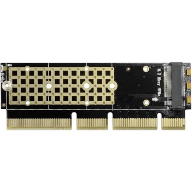 AXAGON Compatible PCEM2-1U PCI-E 3.0 16x - M.2 SSD NVMe, up to 80mm SSD, Low Profile 1U