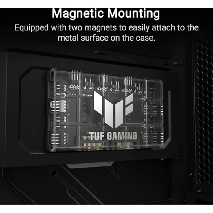 ASUS TUF Gaming ARGB PWM Lüfter Hub, effizienter Kühl-Hub für PC-Gehäuse mit RGB-Beleuchtung – Bild 7