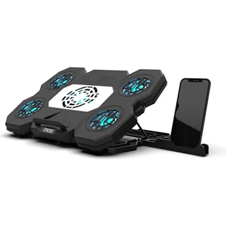 INCA INC-614GMS Gaming Notebook Laptop Kühler mit Telefonhalter