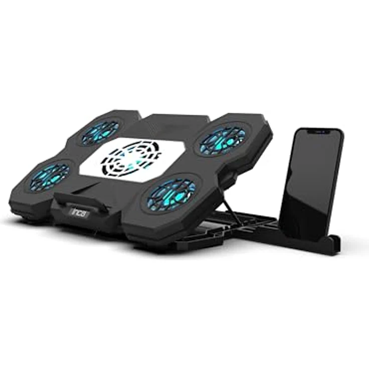 INCA INC-614GMS Gaming Notebook Laptop Kühler mit Telefonhalter – Bild 1