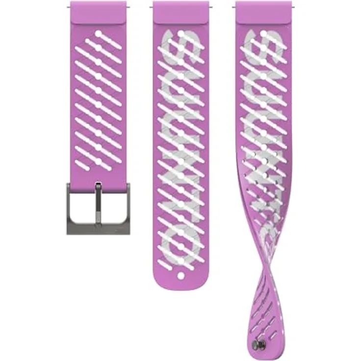 SUUNTO 22 ATH5 Silikon Armband Orchid Purple S+M - Weiches Ersatzband, Kompatibel mit Race, Vertical, 9 Peak Pro, 9 Peak, 5 Peak