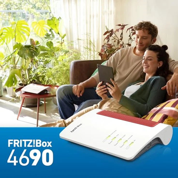 AVM FRITZ!Box 4690 (Wi-Fi 7 Mesh Router, bis zu 6.960 MBit/s, 10-Gigabit-WAN und -LAN, 2,5-Gigabit-LAN, DECT-Basis, WLAN Mesh) – Bild 5