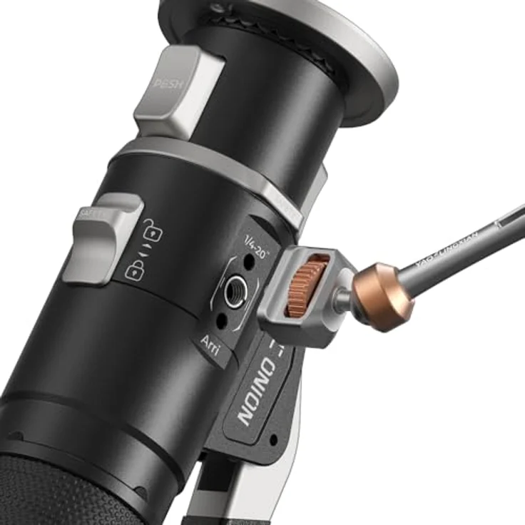 Yc onion Pineta Carbon Fiber Monopod Pro mit Pedal-Stativbasis, 2-teiliges Schnellverschluss-System – Bild 2