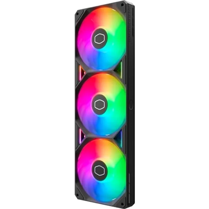Cooler Master SickleFlow Edge 360 ARGB, 360 mm Monorahmen mit 3 PWM-Lüftern, 190 CFM Luftstrom, statischer Druck 3,54 mmH2O, ARGB Gen 2-Beleuchtung, schwarze Ausführung – Bild 1