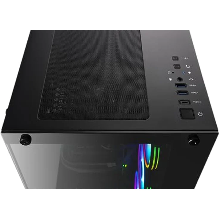Boost Boxx Gaming PC mit Windows 11 Home, AMD Ryzen 7 7800X3D, 2000 GB M.2 SSD, NVIDIA GeForce RTX 5070 Ti, ASUS Mainboard, USB 3.2, M11820H – Bild 3