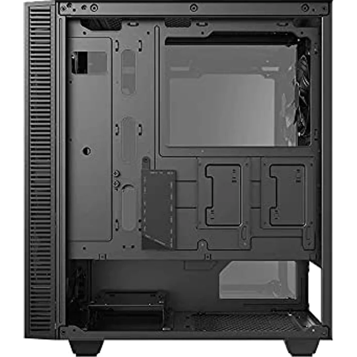 GameMax Draco XD Midi-Tower, ATX Gehäuse mit 4x 120mm ARGB-Lüftern, USB 3.0, schwarz – Bild 5