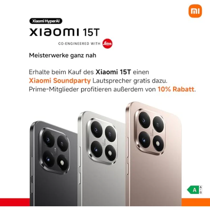 XIAOMI 15T, Smartphone 12+256GB, 6,83" 120Hz Display, MediaTek Dimensity 8400-Ultra, 50MP Leica Objektiv, 5500mAh, Rose Gold, 2 Jahre Garantie – Bild 3