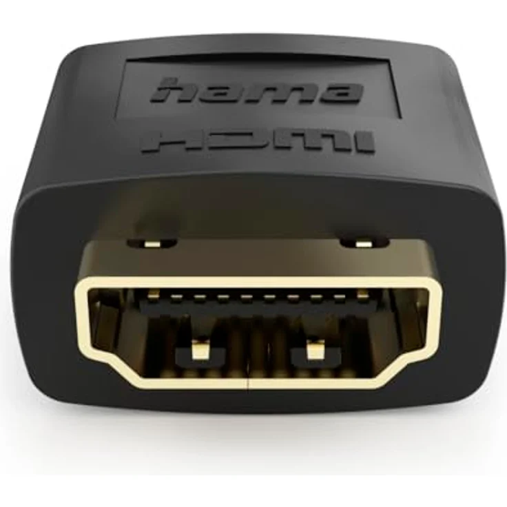 Hama 205173 HDMI Kabel, Weiblich Gerade auf HDMI Typ A (Standard), Schwarz, mit Audio Return Channel (ARC) – Bild 1
