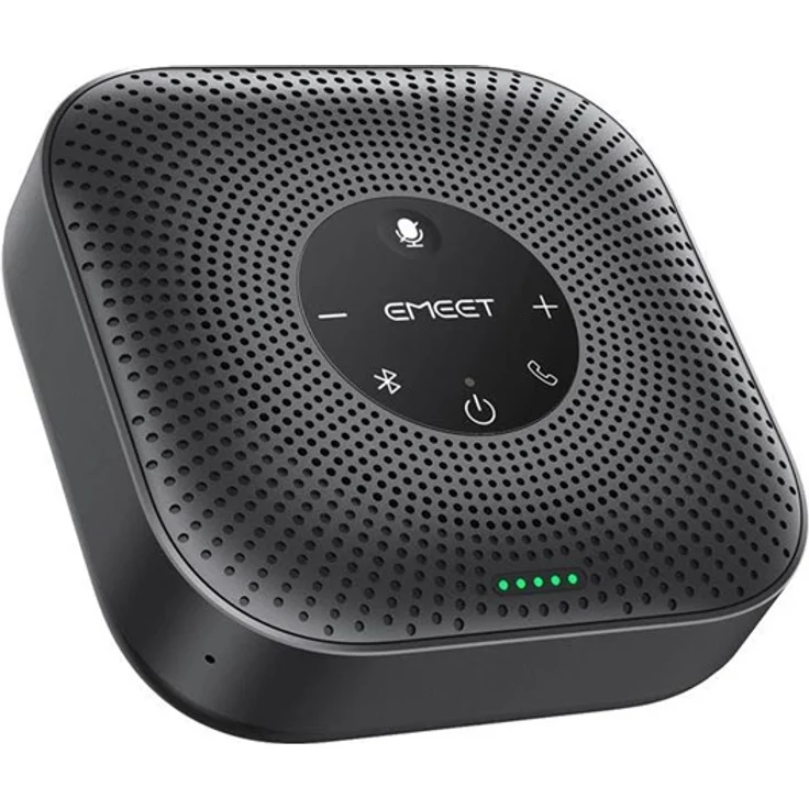 eMEET OfficeCore M0 Plus Conference Speaker, AI-unterstütztes 360° Mikrofon mit USB-C und Bluetooth 5.0, schwarz