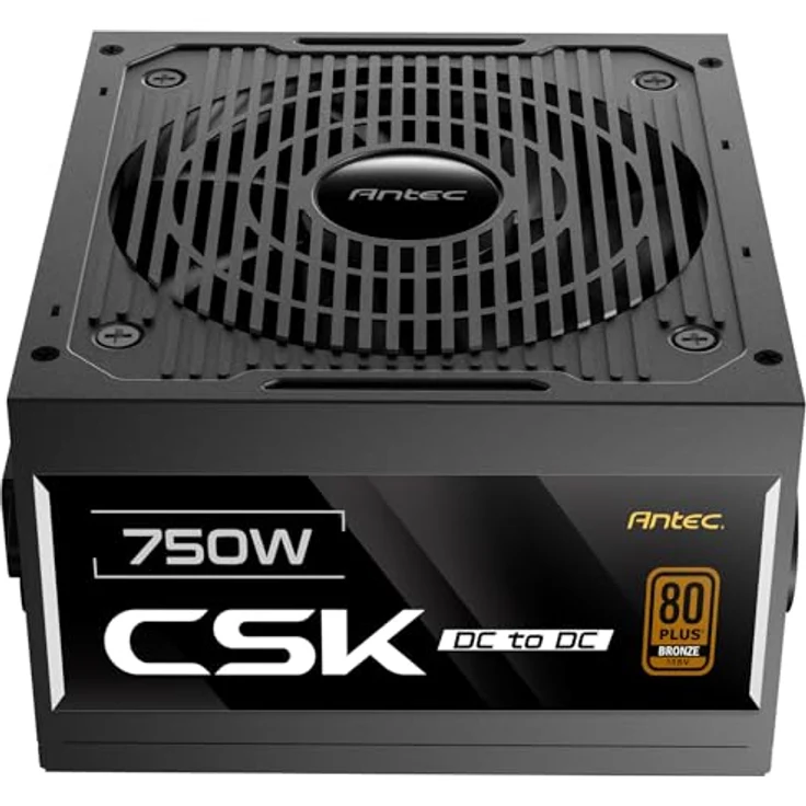 Antec CSK750DC EC 80+ Bronze ATX Netzteil, 750 W, DC-to-DC Architektur, Schwarz – Bild 9