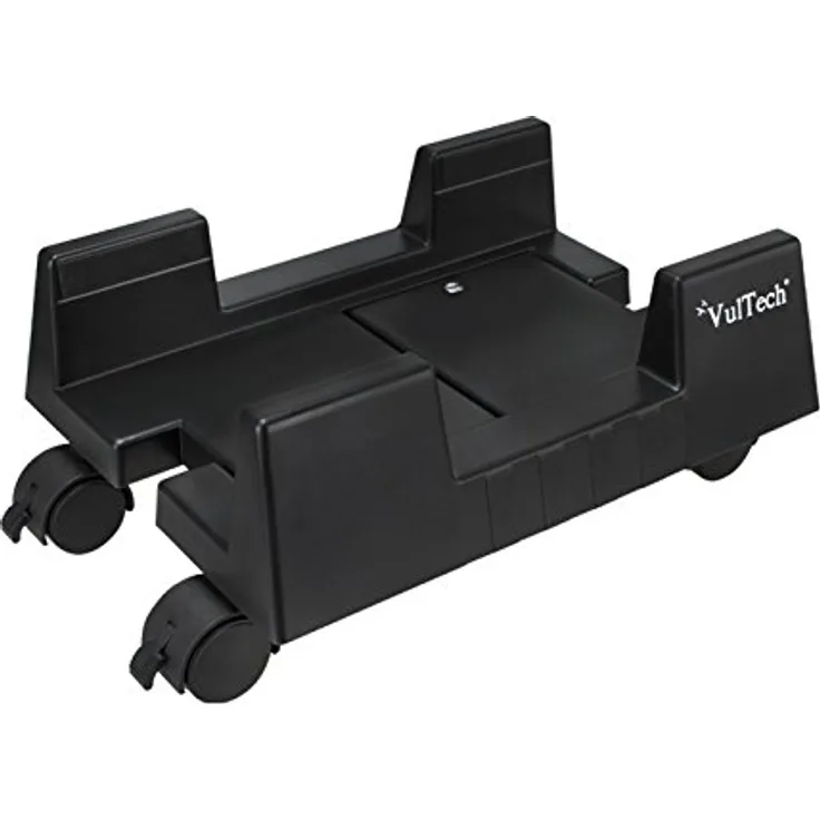 VulTech CP-02 PC-Wagen, Kunststoff, 4 Räder, Schwarz [Italien]