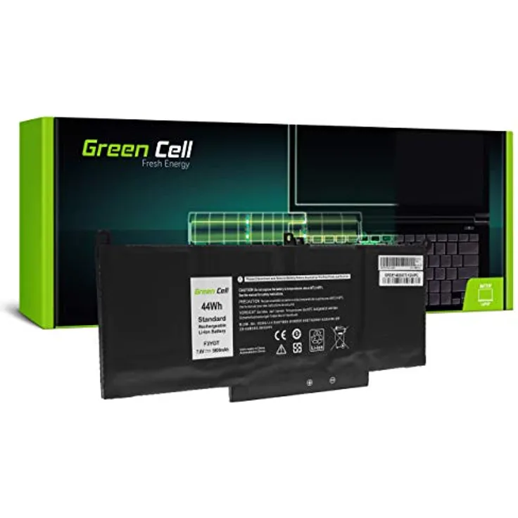 Green Cell Laptop Akku F3YGT für Dell Latitude 7280/7290/7380/7390/7480/7490, hohe Kapazität und Langlebigkeit