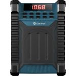 Denver Baustellenradio WRB-60, Tragbares DAB+/FM-Radio mit Farbdisplay und 60 voreingestellten Sendern, schwarz