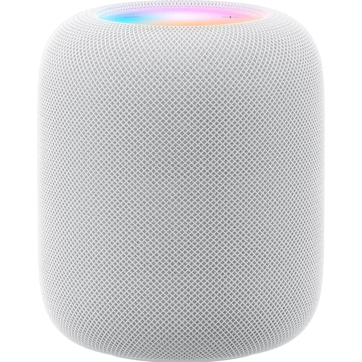 Apple HomePod 2nd Gen., Smart Speaker mit Siri, immersivem 3D Audio und leistungsstarkem Hi-Fi Klang, Weiss