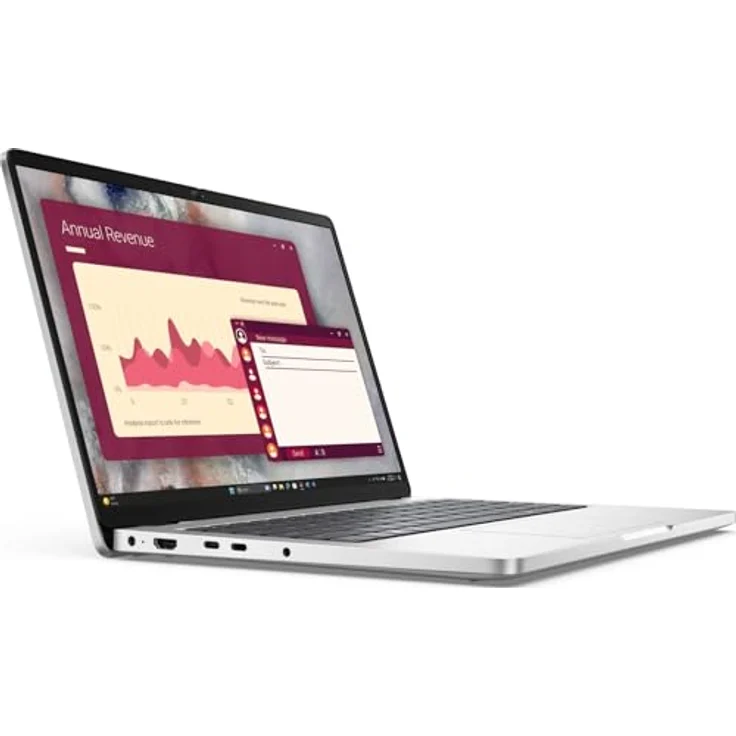 Dell Pro PC14250, Intel Core Ultra 7, 14" Full HD+ Display, 16 GB RAM, 512 GB SSD, Grau – Bild 2