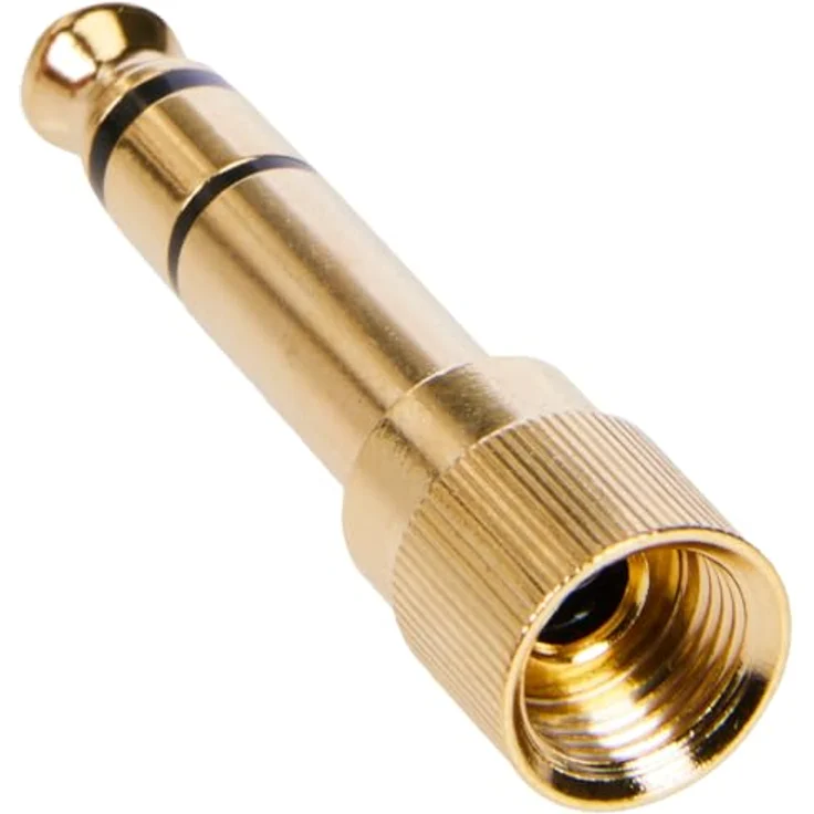 DeLock Adapter 6, 35mm Stecker 3, 5mm 3Pin Buchse, schraubbar, Gold – Bild 4