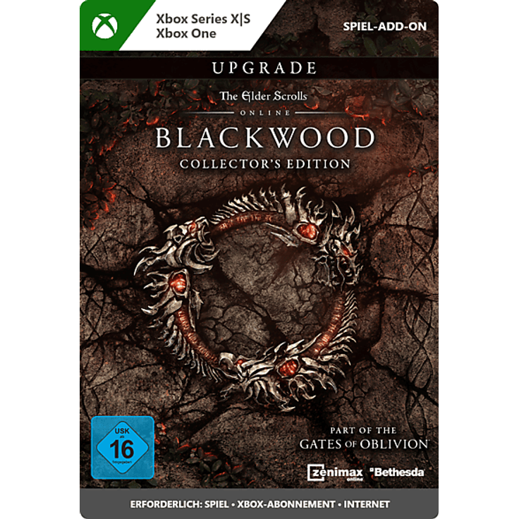 MICROSOFT The Elder Scrolls Blackwood Upgrade Collectors Edition, exklusives Ingame-Content mit Reittier und Begleiter für Xbox Series X S & Xbox One