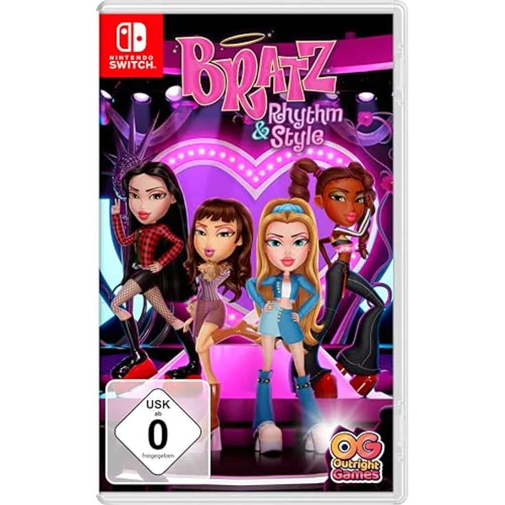 Outright Games BRATZ Rhythm & Style, Nintendo Switch Spiel mit Modenschauen und Tanzwettbewerben, Einzel- und Mehrspielermodus – Bild 1