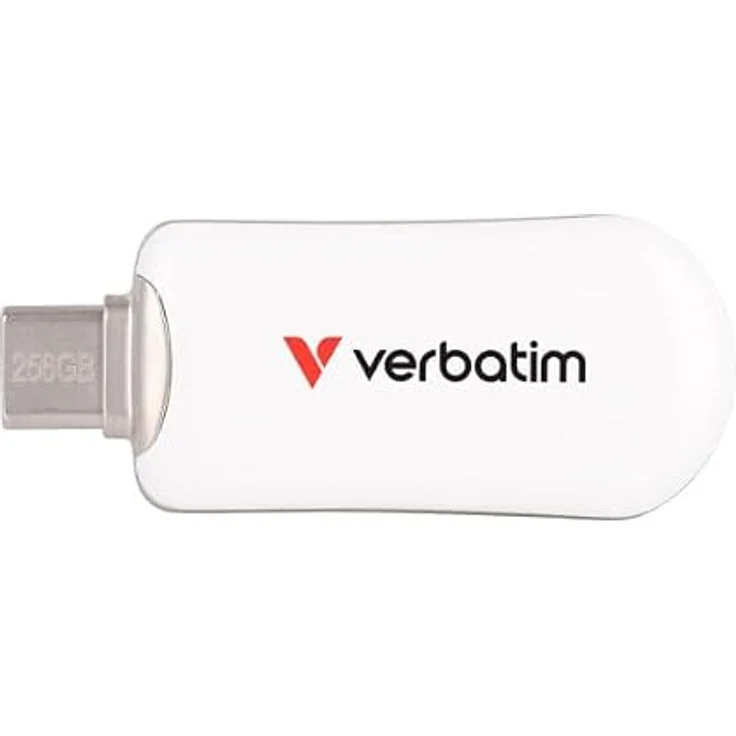 Verbatim Plectra 256GB USB-C Flash Drive, USB 2.0, Lesegeschwindigkeit 100 MB/s, elegantes Design – Bild 3