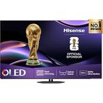 Hisense 65A85Q, 164cm (65 Zoll) 4K UHD OLED Smart TV, 120Hz, HDMI 2.1, Game Mode Pro, Dolby Vision IQ & Atmos, Schwarz, [2025]