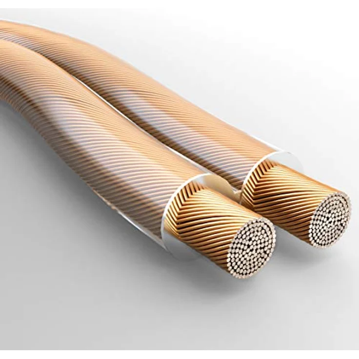 RCA LS-Kabel 2 x 1,5 mm² - Stereo-Lautsprecherkabel (hochwertiges Kupferkabel, für Heimkino- und Hi – Bild 1