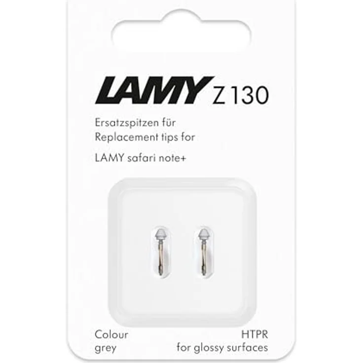 Lamy safari Note+ Ersatzspitze grey (2 Stk.) - Austauschbare Z130 Spitze - Stylus Pen Spitzen, iPad Schutz, einbau passt für Apple Pencil Alternative Lamy safari Note+ – Bild 1
