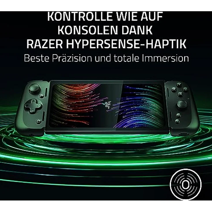 Razer Edge - Android-Gaming-Handheld mit Kishi V2 Pro Controller (Snapdragon G3X Gen 1, 6,8 Zoll großer AMOLED FHD+ Touchscreen mit 144 Hz, Razer HyperSense-Haptik, PC, Xbox und Cloud-Gaming) Schwarz – Bild 3