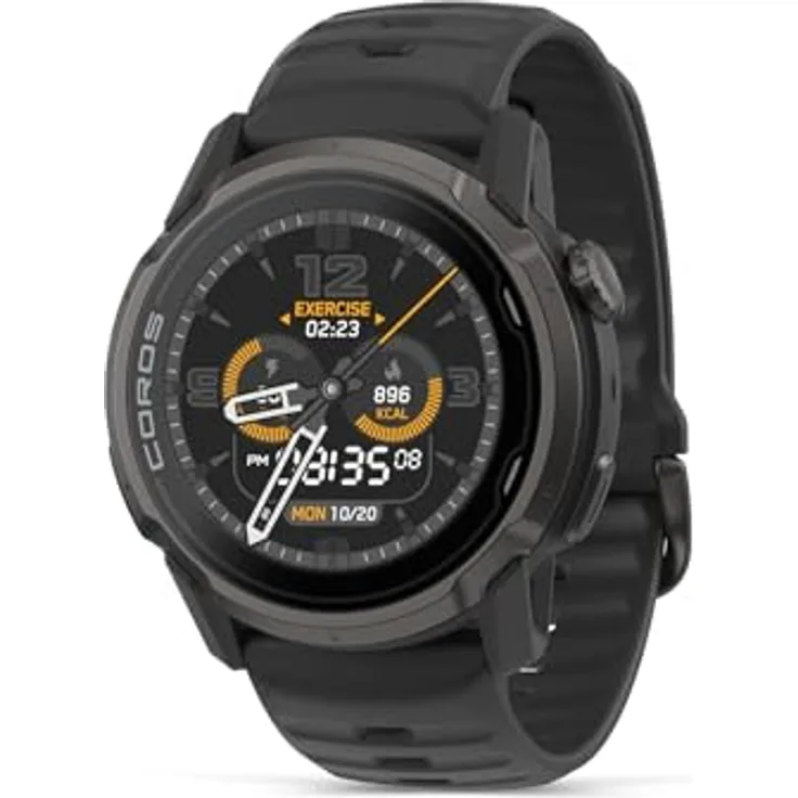 COROS Apex 4 GPS Outdoor Watch, Smartwatch mit 46mm, schwarz