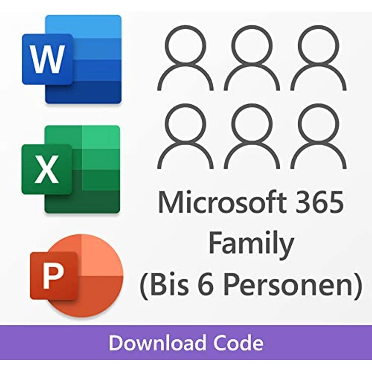 Microsoft 365 Family (inkl. Microsoft Defender) | 6 Nutzer | Mehrere PCs/Macs, Tablets und mobile Geräte | 1 Jahresabonnement |Download Code – Bild 2