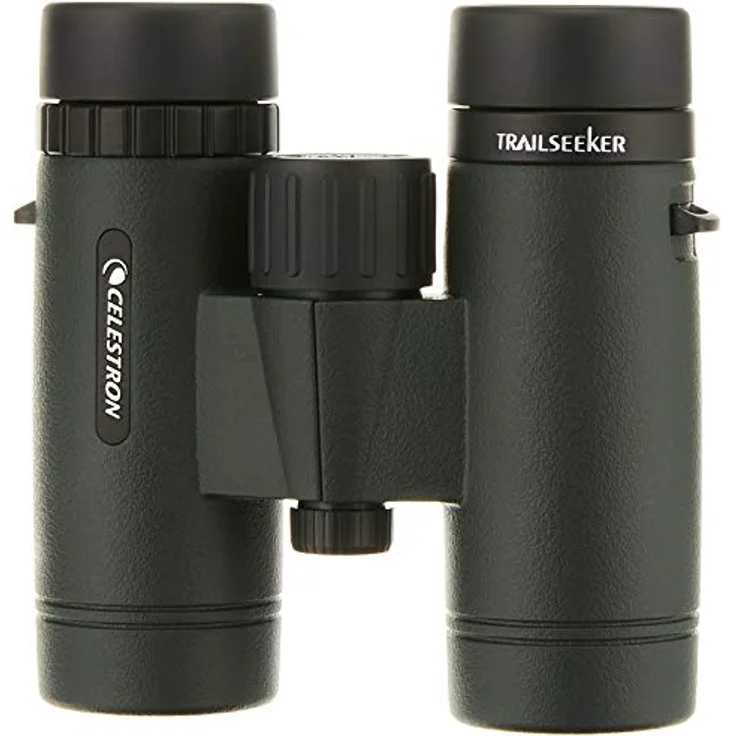 Celestron 71402 TrailSeeker 10 x 32 Fernglas – Schwarz, BaK-4-Prismen, Twist-Up-Augenmuscheln aus Metall – Bild 5