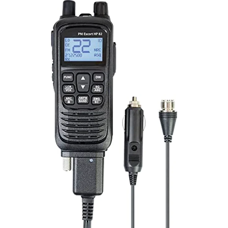 PNI Escort HP 82, tragbares CB-Handfunkgerät mit 4 W Sendeleistung, 7 Standards und 1800-mAh-Akku – Bild 6