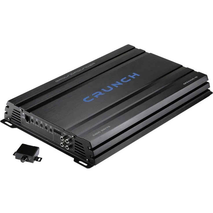Crunch GPX4400.1D 1-Kanal Digital Endstufe 4400 W Verstärker - Subsonic-/Tiefpass-/Bass Boost-/Phase Shift-Filter