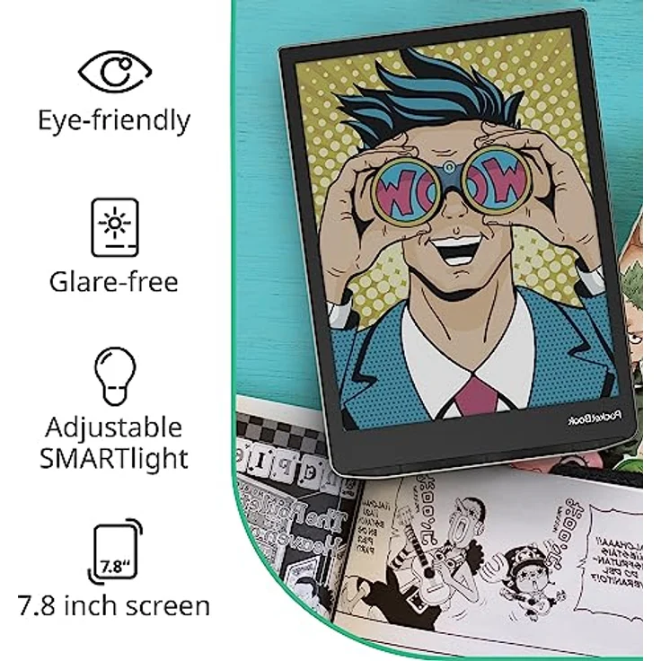 PocketBook E-Book-Reader InkPad Color 2 moon silver (silber) – Bild 3