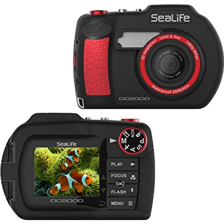 Sealife SL740 DC2000 Unterwasserkamera schwarz-rot – Bild 2