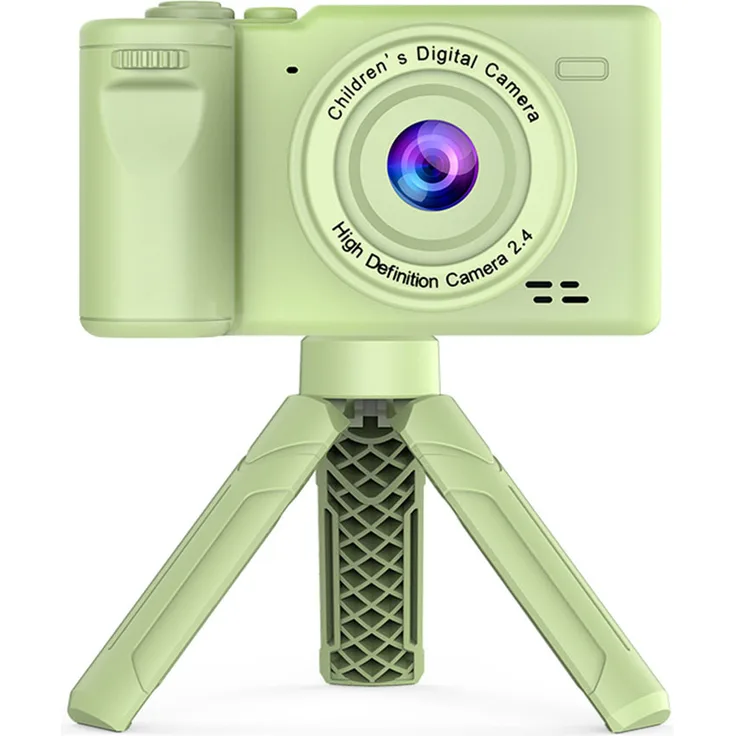 KKmoon 1080P Digitalkamera für Kinder, Mini-Videokamera mit 12 MP und 2,4-Zoll-IPS-Bildschirm, schwarz, inkl. Umhängeband und Mini-Stativ, ideales Geschenk für Jungen und Mädchen