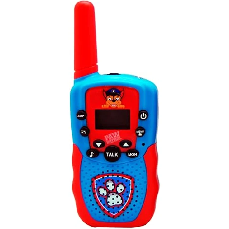 KIDS LICENSING Paw Patrol Walkie Talkie PW19915, Funkgerät für Kinder mit 1 km Reichweite, Multicolor und LCD-Bildschirm – Bild 2