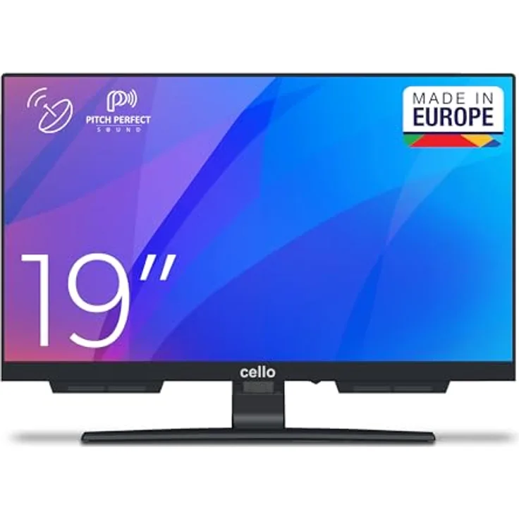 Cello C1924SH 19 Zoll LED Fernseher mit DVB-T, Triple Tuner, USB-Aufnahme und verbessertem Klang, ideal für kleine Räume
