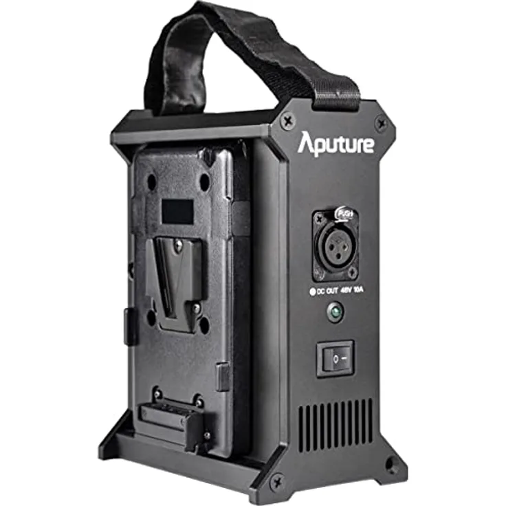 Aputure 2-Bay Battery Power Station (V-Mount), AAKS2BPSV, Schwarz