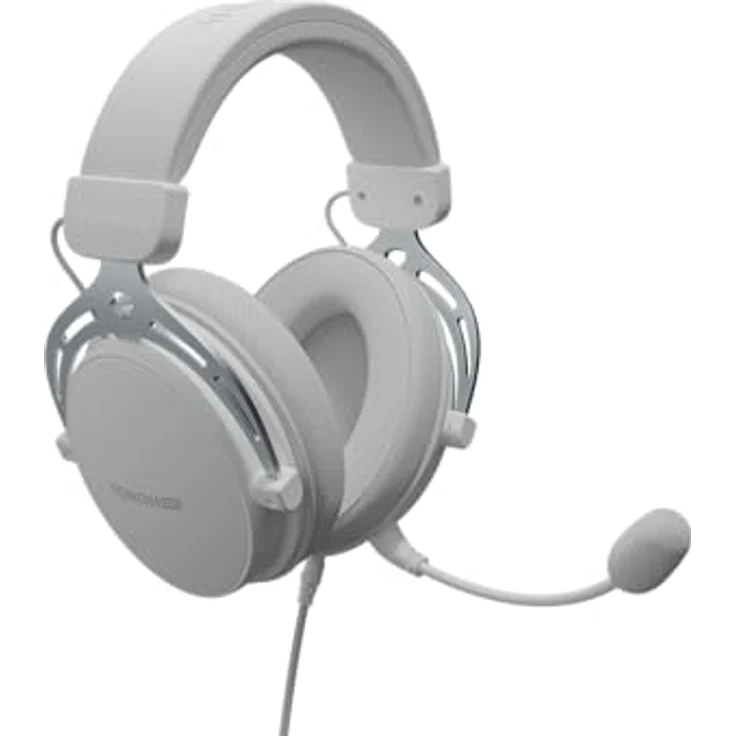 Genesis TORON 531, Gaming Headset mit 50mm Treibern, geschlossener Bauweise und zusätzlichem Set textiler Ohrpolster, Weiss – Bild 4