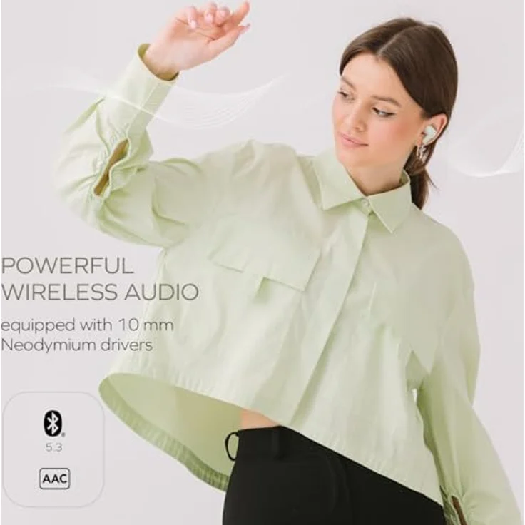 CREATIVE Zen Air SXFI In-Ears mit Super X-Fi Spatial Audio, aktive Geräuschunterdrückung, Bluetooth 5.3, IPX5, bis zu 39h Akkulaufzeit – Bild 4