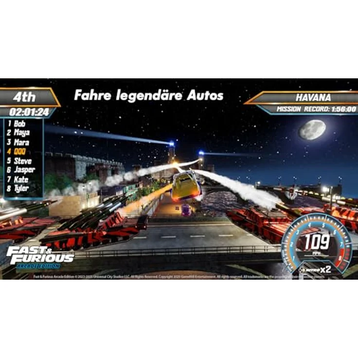 Game Mill Fast & Furious: Arcade Edition, PS5-Spiel mit legendären Autos, lokalem Splitscreen-Mehrspieler und anpassbaren Designs – Bild 4