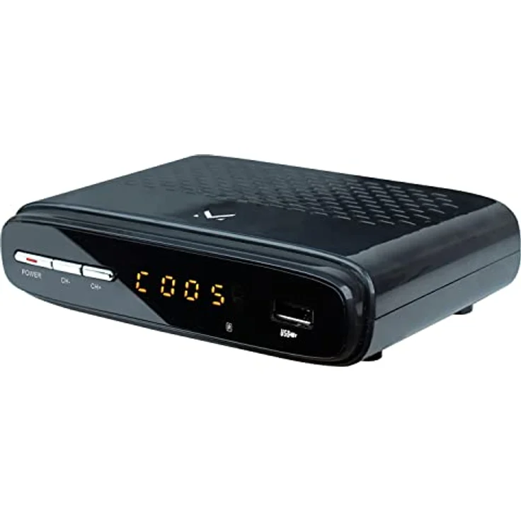 Majestic DEC-675, HD DVB-T2 Decoder mit USB, HDMI, SCART, HEVC Main 10 und Display, kompakt 13,5 x 9,5 x 3,5 cm – Bild 3