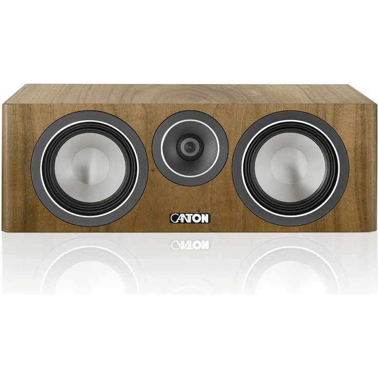 CANTON Townus 50 nussbaum Center-Lautsprecher mit elegantem Design und kraftvollem Klang