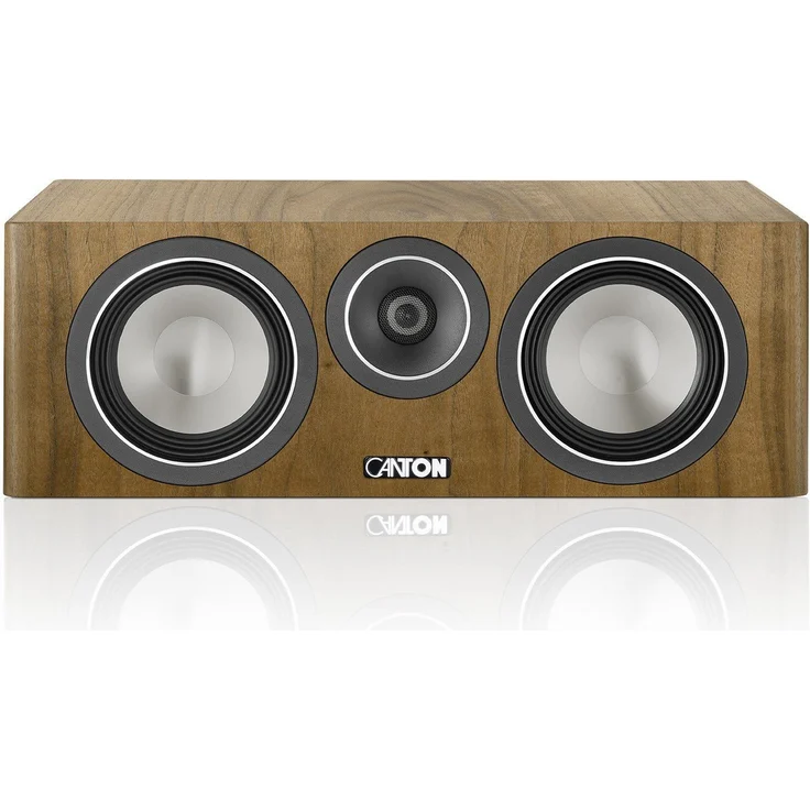 CANTON Townus 50 nussbaum Center-Lautsprecher mit elegantem Design und kraftvollem Klang
