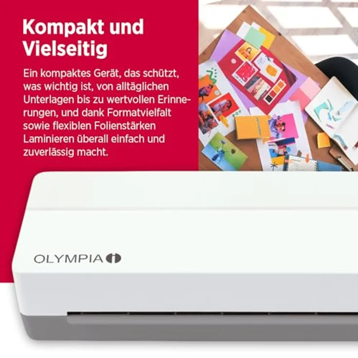 OLYMPIA A 130 Laminiergerät A3 | Heißlaminieren bis 320 mm | Für 80–125 Micron Laminierfolien | Benutzerfreundlich mit ABS-Funktion und schneller Aufwärmzeit | Auch für A4-Formate geeignet – Bild 4
