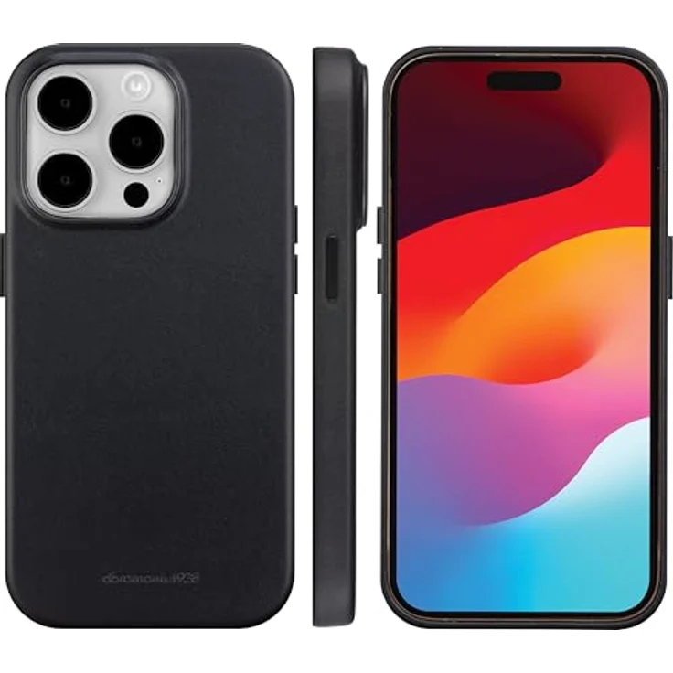 dbramante1928 Roskilde MagSafe Smartphone-Hülle für iPhone 15 Pro Max, schwarzes Leder, kratzfest, 17 cm (6,7 Zoll) – Bild 6