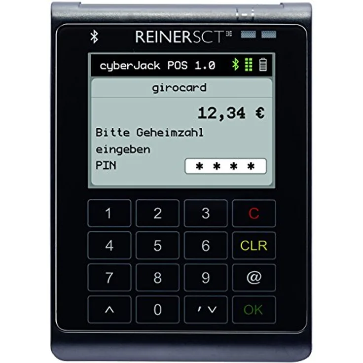 REINER SCT cyberJack® POS | Electronic-Cash-Terminal | Kartenleser für bargeldlose Transaktionen | Lesegerät Made in Germany