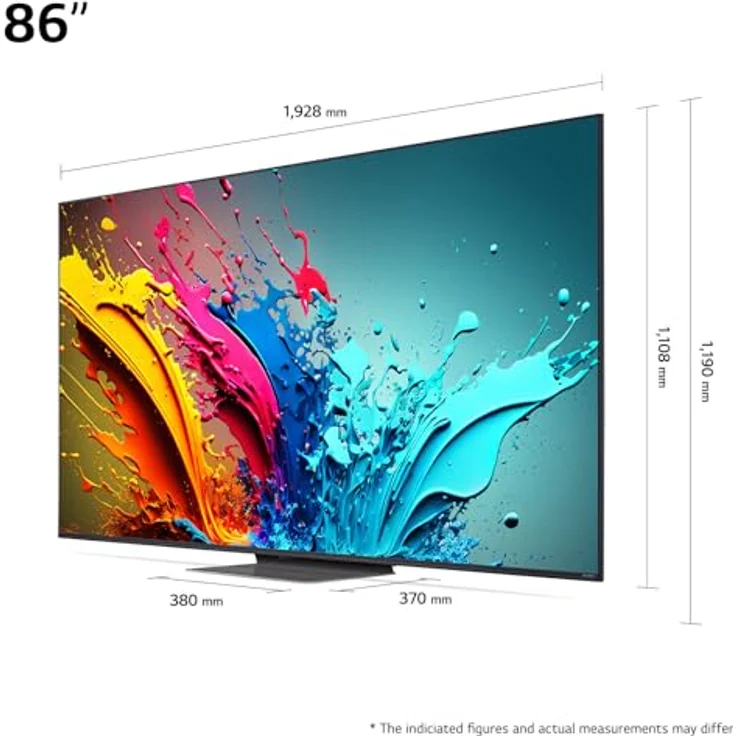 LG 86QNED86T6A TV 86" QNED Fernseher mit α8 4K AI-Prozessor und HDR10, bis zu 120Hz, Modelljahr 2024 – Bild 3