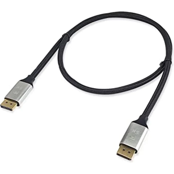 Equip 119265 DisplayPort 1.4 Kabel 5 m Aluminium, Schwarz – Bild 1